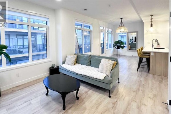 Living room - 407, 562 Seton Circle Se, Calgary, AB T3M3Y5 Photo 3
