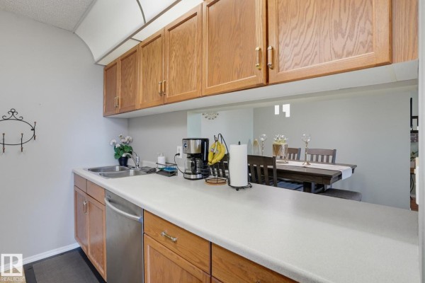 Kitchen - #407 18020 95 Av Nw, Edmonton, AB T5T6B2 Photo 3