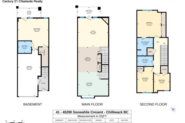 Primary Bedroom - 41 45290 Soowahlie Crescent, Garrison Crossing, Chilliwack, BC V2R0S6 Photo 4