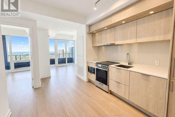 Kitchen - 4203 - 448 Burnhamthorpe Road W, Mississauga, ON L5B0R4 Photo 2