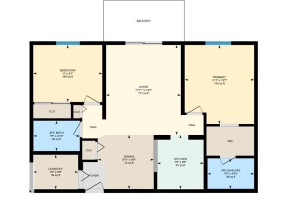 Bedroom 2 - #421 6720 158 Av Nw, Edmonton, AB T5Z3B1 Photo 2