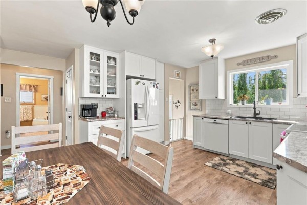 Eat in kitchen - 430 Victoria West Avenue W, Winnipeg, MB R2C1T2 Photo 2