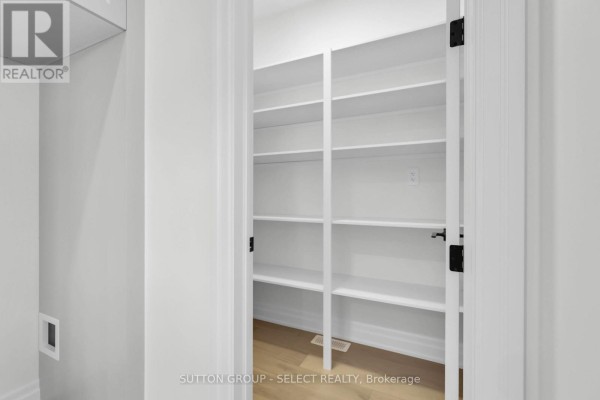 Pantry with shelves and hardwood floors - 4387 Green Bend Road London South