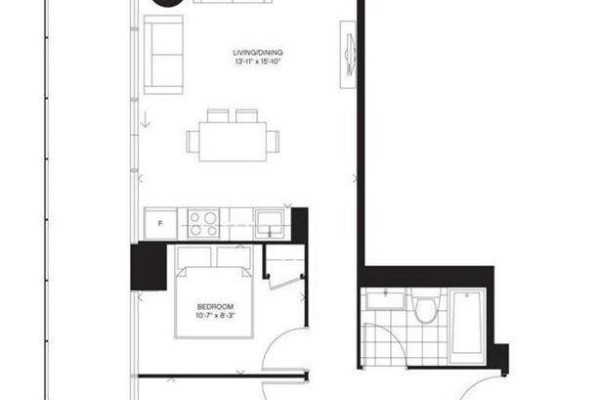 Dining room - 4406 - 42 Charles Street E, Toronto, ON M4Y1N3 Photo 2