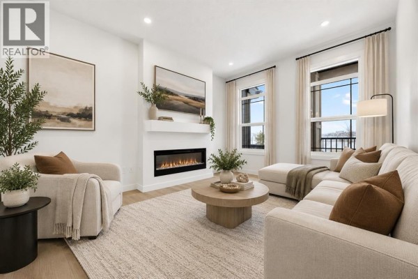 Living room - 441 Alpine Boulevard, Calgary, AB T2Y0M8 Photo 4
