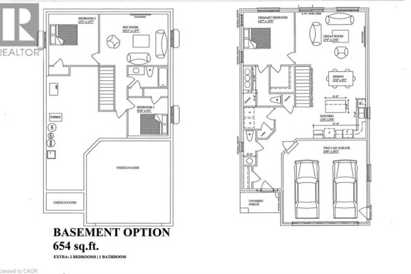 Recreation room - 445 Featherstone Street E, Listowel, ON N4W3C2 Photo 2