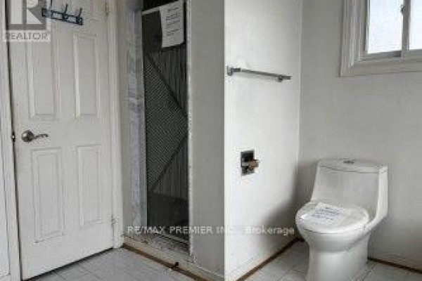 Toilet and shower stall in a bathroom - 4464 Stonemill Court Mississauga