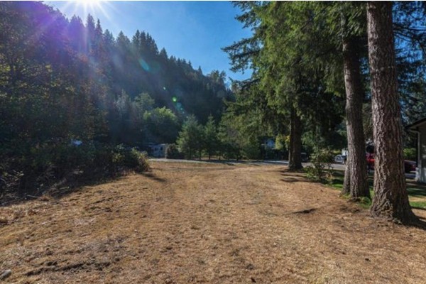 Aerial view of a lakeside community with docks, boats, and forested hills. - 45981 Linzey Road, Cultus Lake East, Cultus Lake