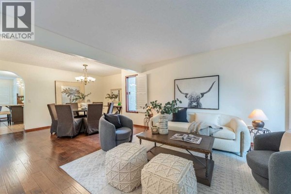 Living room/Dining room - 46 Mountain Park Drive Se, Calgary, AB T2Z1P4 Photo 5
