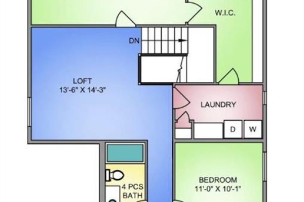 Den - 466 Baywater Green Sw, Airdrie, AB T4B0A9 Photo 4