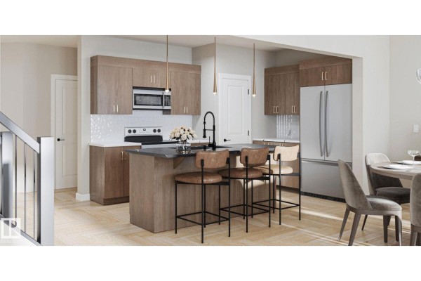 Kitchen - 47 Chartres Cl, St  Albert, AB T8T2E1 Photo 2