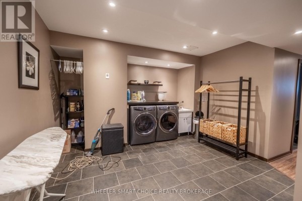 Washer, dryer, ironing board, and storage - 49 Barnhart Drive South Stormont