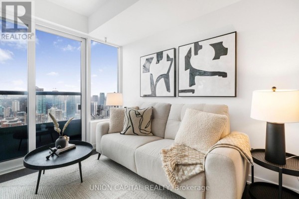 Living room - 4908 - 319 Jarvis Street, Toronto, ON M5B0C8 Photo 3