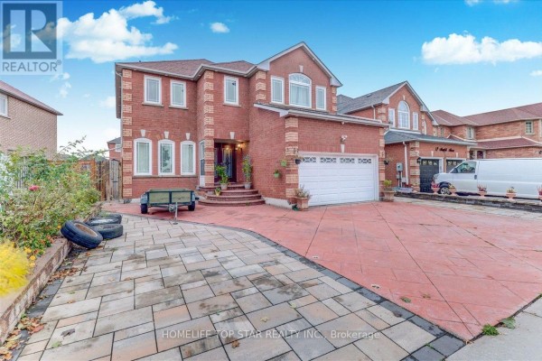 Red brick two-story house with attached garage and driveway. - 50 Marydale Avenue S, Markham