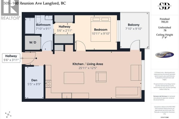 Living room - 505 940 Reunion Ave, Langford, BC V9B0W6 Photo 5