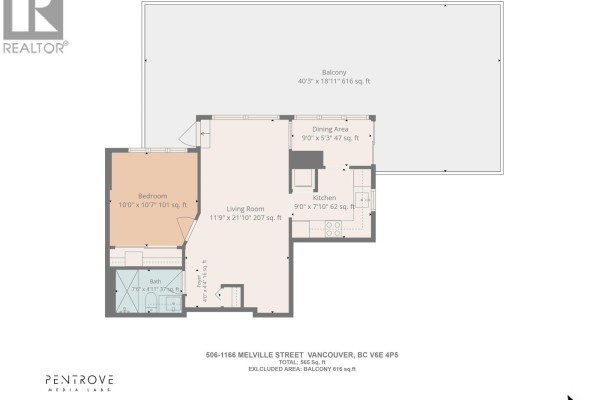 506 1166 Melville Street, Vancouver