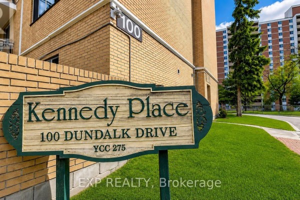 Primary Bedroom - 507 - 100 Dundalk Drive, Toronto, ON M1P4V2 Photo 4