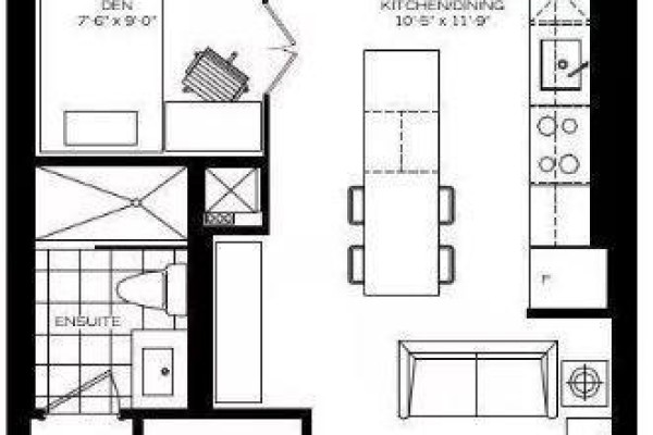 Kitchen - 512 - 8 Mercer Street S, Toronto, ON M5V0C4 Photo 2