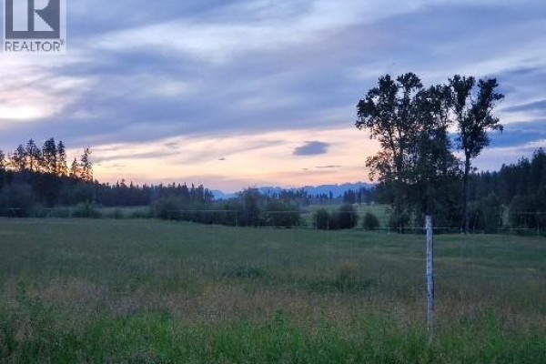 Twilight sky with pink and blue hues over a rural field and trees. - 5130 Kikomun-newgate Road, Newgate