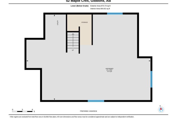 Den - 52 Maple Cr Se, Gibbons, AB T0A1N0 Photo 4