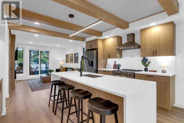 Kitchen - 523, 608 7 Avenue, Canmore, AB T1W2G1 Photo 5