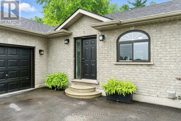 Close-up of the front entrance of a brick house with a black door, arched window, and ferns. - 53 Hawtrey Road N, Norfolk
