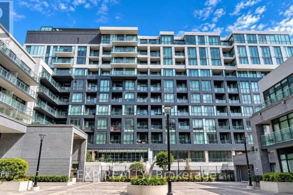 View of a multi-story condo building with many windows and balconies. - 532 - 621 Sheppard Avenue E, Toronto