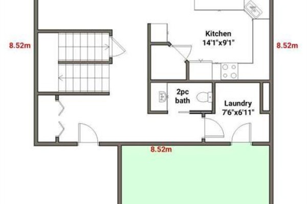 2pc Bathroom - 54 Coral Springs Court Ne, Calgary, AB T3J3W9 Photo 4