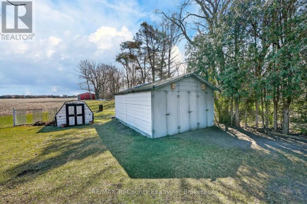 Two sheds and fence on property - 568 7th Concession Enr Road Norfolk
