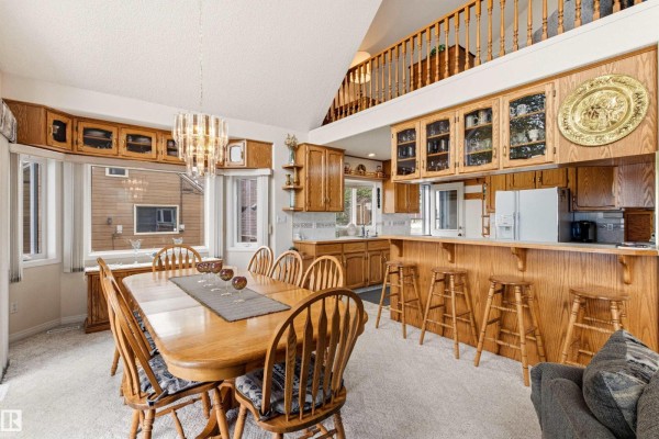 Dining room - 597 1 Av N, Rural Parkland County, AB T0E2B0 Photo 2