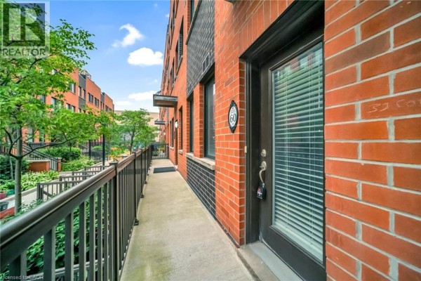 Walkway on a balcony leading to the entrance door of unit 60. - 60 Winston Park Boulevard Unit# 60, Toronto
