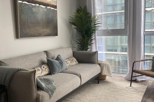 Living room - 602 - 17 Zorra Street, Toronto, ON M8Z0C8 Photo 2