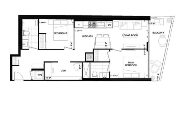 Kitchen - 605 - 8 Manor Road W, Toronto, ON M4S2A5 Photo 2