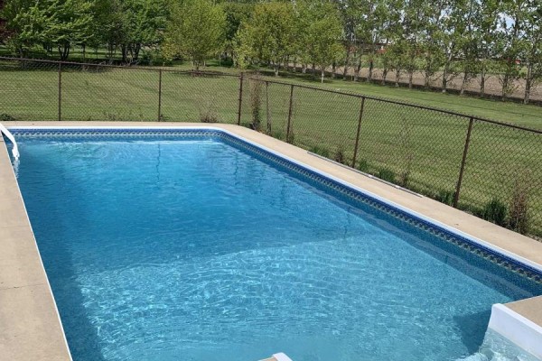 Swimming pool with steps and fenced yard - 6151 Malakoff Road Ottawa