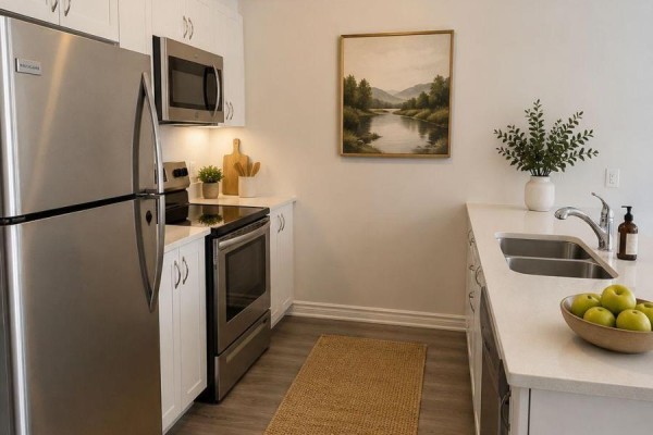 Bright room with large window overlooking the street and entrance - 641 Makwa Private, Ottawa