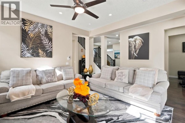 Living room - 673 Marina Drive, Chestermere, AB T1X0S3 Photo 5