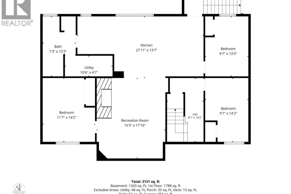 Living room - 6900 Aldeen Road, Prince George, BC V2N5P8 Photo 3