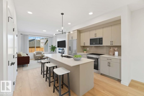 Kitchen - 7128 50a Av, Beaumont, AB T4X3G5 Photo 3