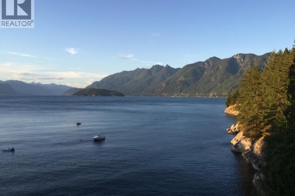 Aerial view of the shoreline with logs and greenery - 7145 Cliff Road, West Vancouver