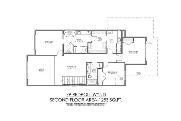 Bedroom 2 - 79 Redpoll Wd, St  Albert, AB T8N8G3 Photo 4