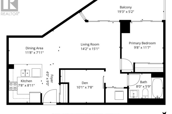 Kitchen - 801 - 19 Grand Trunk Crescent, Toronto, ON M5J3A3 Photo 5