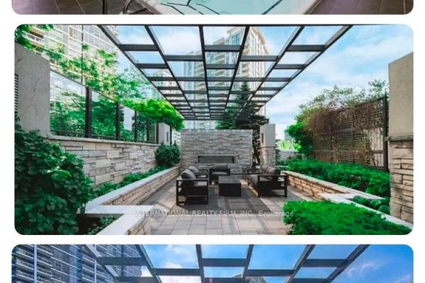 Indoor hot tub and outdoor lounge with fireplace - 811 - 2 Anndale Drive Toronto