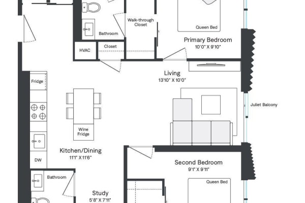 Kitchen - 817 - 432 Cherry Street, Toronto, ON M5A1B3 Photo 2