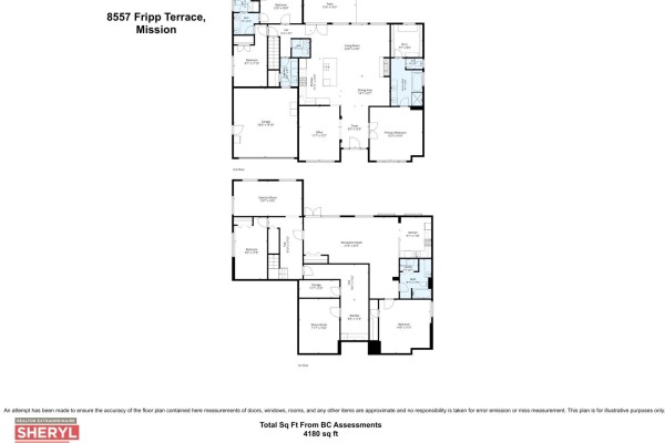 Modern kitchen with dark cabinets, stainless steel appliances, large island with marble countertop, and vaulted wood ceiling. - 8557 Fripp Terrace, Mission