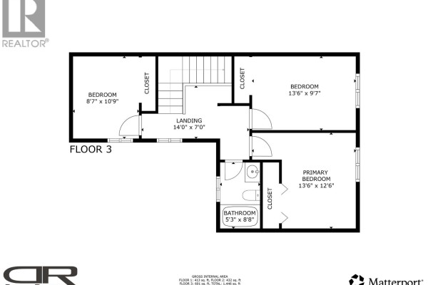 Primary Bedroom - 8836 101 Avenue, Fort St  John, BC V1J5G2 Photo 4