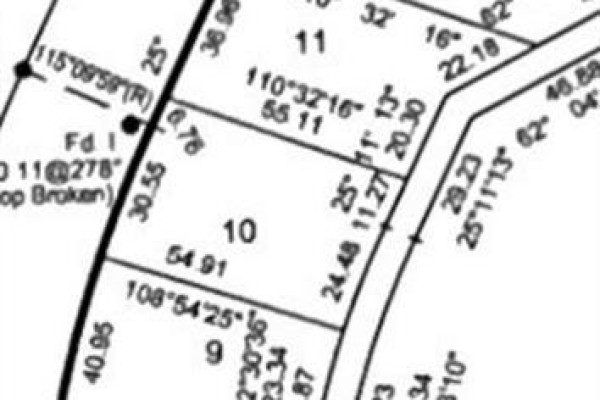 A subdivision plan shows lot boundaries and measurements for Amity Beach. - 9 Campsite Road, Rural Lac La Biche County