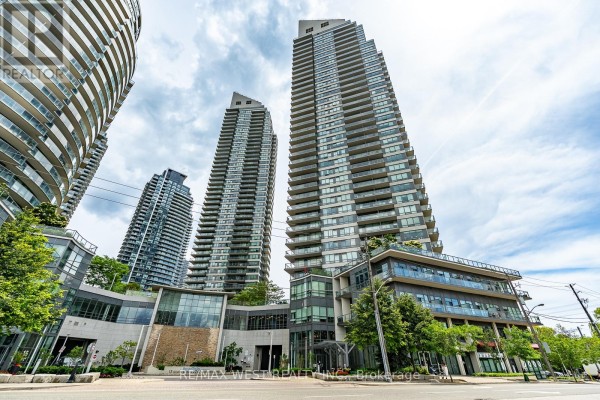 Exterior view of modern high-rise apartment buildings on a sunny day. - 908 - 2240 Lake Shore Boulevard W, Toronto
