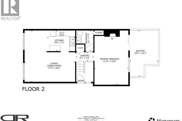 Bedroom 2 - 9114 86 Street, Fort St  John, BC V1J4M8 Photo 4