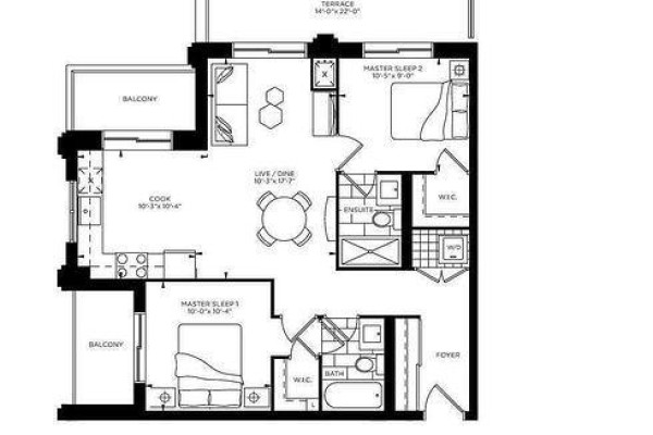 Living room - 915 - 9560 Markham Road, Markham, ON L6E0N6 Photo 2