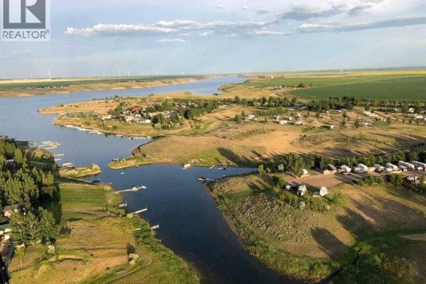 Aerial view of RV park with trees, vehicles, and organized lots. - A2 Forty Mile Park, Rural Forty Mile No  8, County Of
